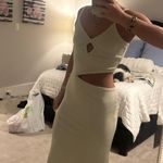 Shein grey/green dress cutout Gray Photo 1