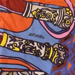 Gauderia Scarf 49" Square Silk HÉCTOR DEL CASTILLO Purple Pink‎ Photo 3