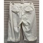 Tommy Bahama  (18‎ Golf) Cream Capris Cuffed Sz 4 Low Rise Pockets Zip Soft Photo 3