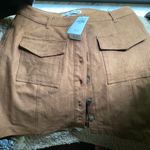 Abercrombie & Fitch Vegan Suede Skirt Photo 0