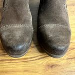 Korks Gertrude Short Suede Bootie Size 7.5 Brown Shootie Slip On Chelsea Casual Photo 3