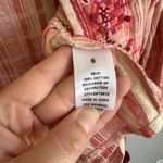 NWT Seen and Be Seen Red Cream Stripe Open Cardigan Blouse Womens S Photo 5