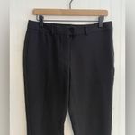 Karl Lagerfeld Slim Fit Straight Leg Mid Rise Career Work Pant in Black Size 4 Photo 3