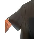 Hanes Black Comfort Fit Casual Short Sleeve V-Neck Stretch Scrub Top Women Sz S Photo 4