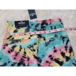 Hollister Pink Tie Dye Rainbow Ultra High Rise Jersey Bike Biker Shorts Sz XS NE Photo 3