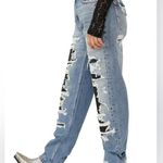 We The Free NWT Free People  McCoy Destroyed Straight Leg Jeans Photo 1