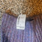 Christopher & Banks Womens XL Turtleneck Sweater Purple Cable Knit Pullover Photo 1