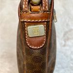 CELINE Brown Macadam Vintage Wristlet Clutch Pouch Photo 10