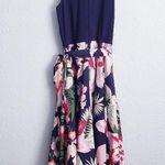 Vince Camuto  Tropical Floral Handkerchief Dress Photo 6
