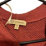 Democracy  burnt orange hi low zip hoodie cardigan size medium Photo 3