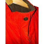 Ralph Lauren  Quilted Vest Womens Medium Reversible Green Orange Suede Trim Horse Photo 5