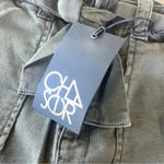 Chaser  Revolve Vintage Canvas Surplus Mini Skirt Canteen Green M NWT Photo 4