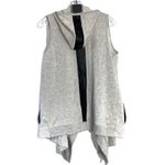 Kenneth Cole Gray & Black Faux Leather Vest Photo 6