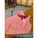 White House | Black Market Women's Coral Tweed Shift Dress Size 10 Photo 4