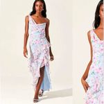 ASTR The Label Levina Floral Ruffle One Shoulder Maxi Dress Photo 4