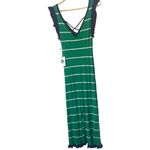 Anthropologie Daily Practice Sweater Tank Midi Striped green Purple White M Photo 5