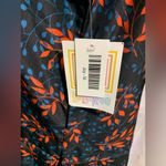LuLaRoe Joy Black Red Blue Botanical Vest Photo 7