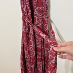 Cleobella  Floral Wilder Ankle Dress Size XS Organic Cotton Tiered Halter Maxi Photo 7