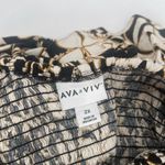 Ava & Viv  x Target Dress Size 2X Midi Linen Blend Ruffle Floral Plus Curvy NWT Photo 3