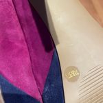 Sole Society LAYLA Suede Platform Colorful Colorblock Multicolor Bright retro pumps Women's Heels Size 7.5 Coquette Photo 6