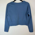 Offline by Aerie Seamless Athletic Crop Top Blue Long Sleeve Stretch Women's XL Photo 5