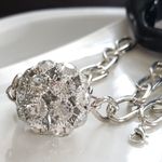 ZARA New! 's Night Out Glamorous Chain Link Choker Necklace Photo 3