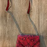 Red Snakeskin Purse Photo 0