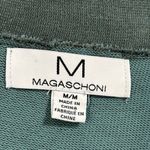 Magaschoni  Teal Long Length Duster Open Front Cardigan Sweater Medium Photo 1