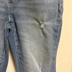 SO  Jeans Womens Size 0 Long 24 W Super High Rise‎ Jegging Blue Ripped Distressed Photo 3