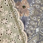 We The Free Free People Bohemian Feelin It Patchwork Oversized Slouchy Tee Top Small Photo 6