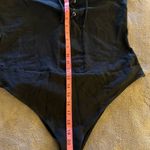 Forever 21 + 1 piece black bodysuite 2X with lace tie Photo 6