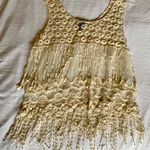 Forever 21 Crochet Fringe Tank Top Photo 1