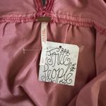 Free People NWT  Ivy Velvet Rose Smoke Pink Babydoll Mini Dress Photo 5