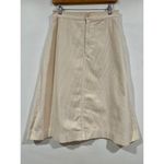 Uniqlo Women’s Corduroy Midi Skirt Cream 4 Photo 1