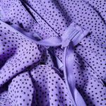 Stradivarius Love for Humanity in Purple Black Polka Dot Belted Skort L NWT Photo 9