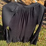 Current Air  Elegant Black Pleated Women's Top Photo 14