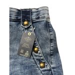 st. john's bay St. John’s Bay Wide Leg Easy Fit High Rise Stretch Blue Denim Sailor Jeans Photo 8
