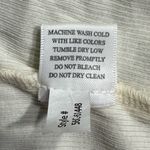 Bobi Cutout Shoulder Top Women's Medium Cream Long Sleeve Pullover Ribbed Photo 6