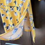 Like New Clara Sun Woo Yellow Floral Tie
Sleeve Tunic Top Size Large Photo 6