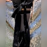 J.Crew allover sequin sparkle embellished cropped bow tie blouse NWT Photo 12