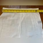 Skue, White see thru gauzy‎ loose pants , elastic waist, sz Medium Photo 3