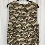 Torrid  Green Camo Zip Front Sleeveless Shirt Dress Sz.1 Photo 11