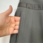 Giorgio Armani  Grey Wide Leg High Rise Trouser Dress Pants Womens XL Preppy Photo 1