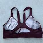 Lululemon athletica Awake to Lace Burgundy Racerback Sports Bra 34DD Photo 2