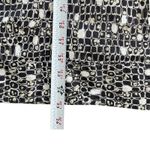 Chico's  Abstract Geometric Print Button Up Black Jacket Lrg 2 Business Casual Photo 6