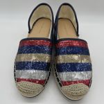 Tommy Hilfiger  Womens 6.5‎ Shoes Flats Corliss 2 American Flag Sequin Espadrille Photo 2