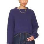 Free People Indigo  Crop Sweater Photo 2
