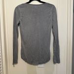 Mudd Light Gray Basic Long sleeve Round Neck Shirt juniors size MEDIUM Photo 3