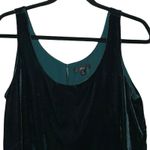 J.Crew NWT  Women’s Velvet Tank Top Dark Green Size 6 Photo 3