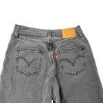 Levi's Levi’s Premium High-Rise Loose Taper Jeans Denim Washed Black size 28 Photo 5